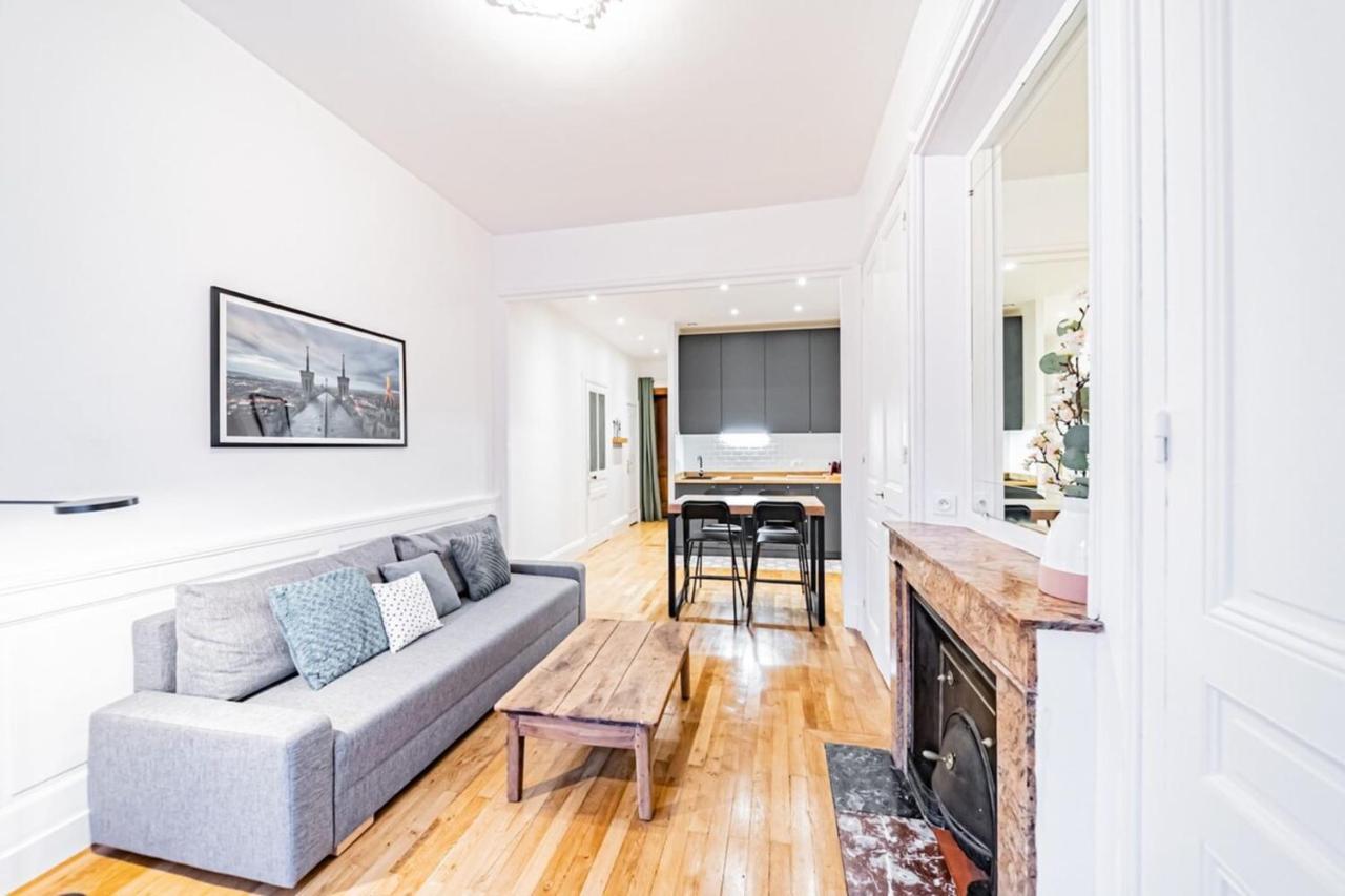 Aapartment With Character Parquet Flooring Fireplace - Charpennes Villeurbanne Exterior foto